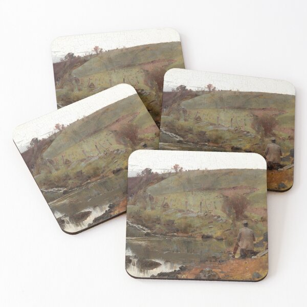 Item preview, A Quiet Day on Darebin Creek - Tom Roberts - 1885 designed and sold by ArtExpression.