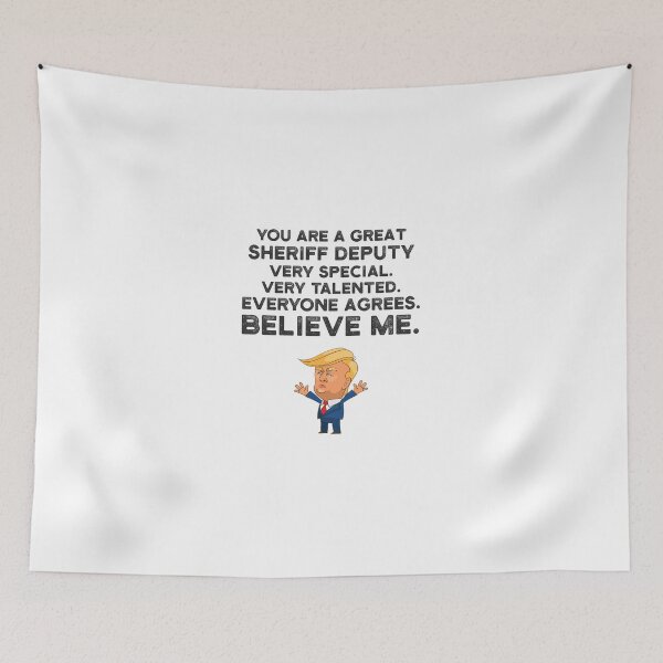 Item preview, Sheriff Deputy Funny Trump designed and sold by UneDesigns.