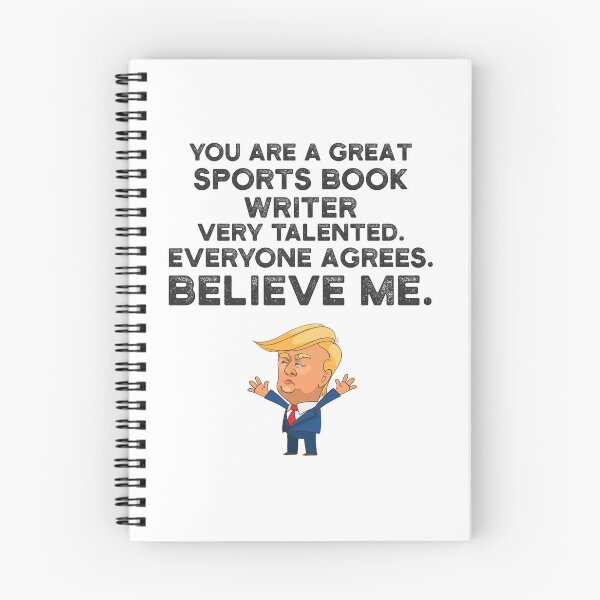 Item preview, Sports Book Writer Funny Trump designed and sold by UneDesigns.