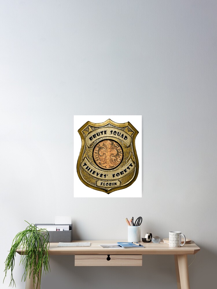 Brute Squad Thieves Forest Badge Poster By Hedrin Redbubble