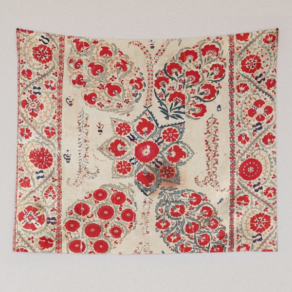 Item preview, Bokhara Suzani Southwest Uzbekistan Embroidery designed and sold by Vicky Brago-Mitchell®.
