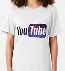 Cosmic YouTube Logo Slim Fit T-Shirt
