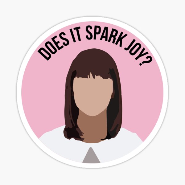 Does it Spark Joy? Marie Kondo Sticker
