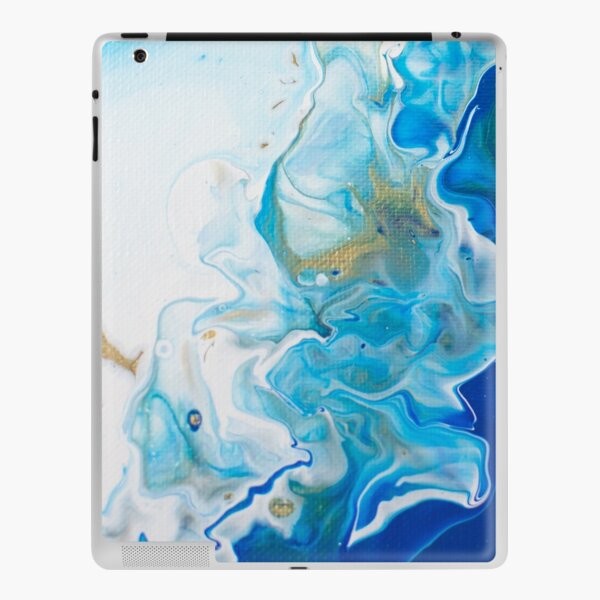 Wave Paradise - Abstract Acrylic Painting iPad Skin
