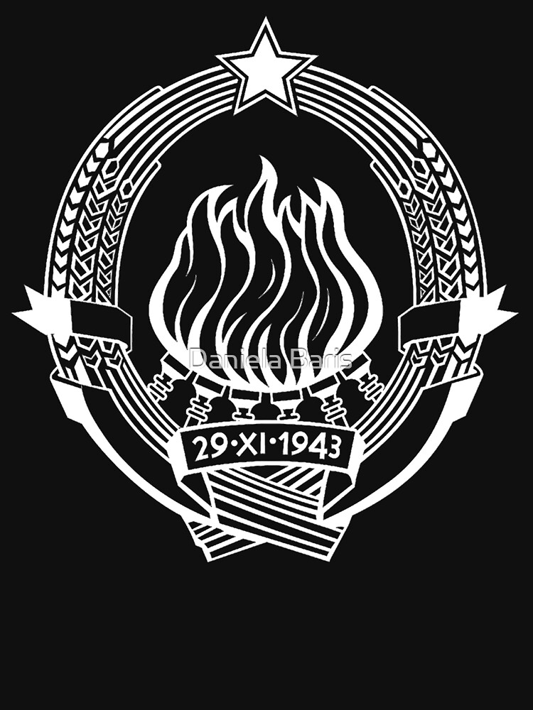 "SFRJ Yugoslavia (Yugoslavia) - white" T-shirt for Sale by Daniel-Baris ...