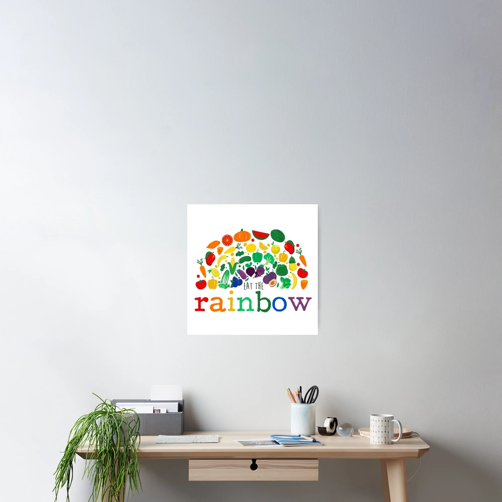 Store Eat The Rainbow - without faces | Framed Print