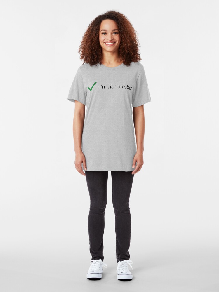 Alternate view of Not Robot Slim Fit T-Shirt