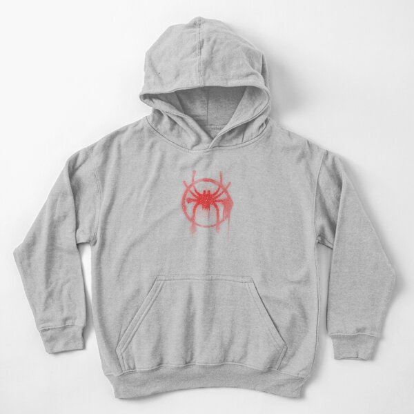 Miles Morales Spider Symbol Kids Pullover Hoodie