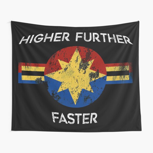 Higher Further Faster Tapestry