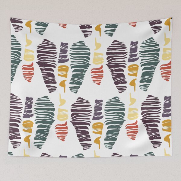 Item preview, Okapi Odyssey: Mystical Safari Stripes designed and sold by Mrsmauve.