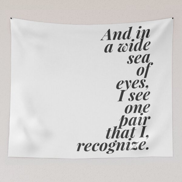 Item preview, In a wide sea of eyes I see one pair that I recognize  designed and sold by Livelifeloveart.