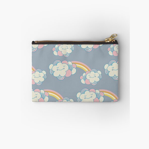 Item preview, Vector seamless pattern with the clouds and rainbow designed and sold by julkapulka.