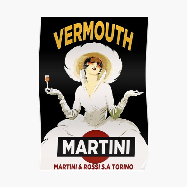 Vintage Martini Poster