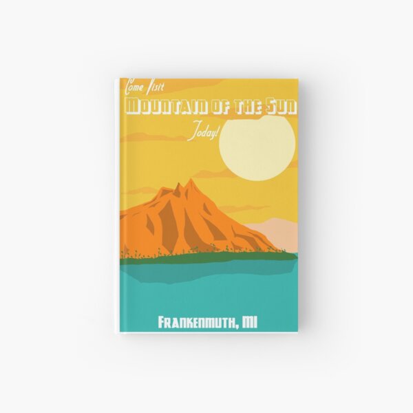 Greta Van Fleet Vintage Travel Poster Hardcover Journal