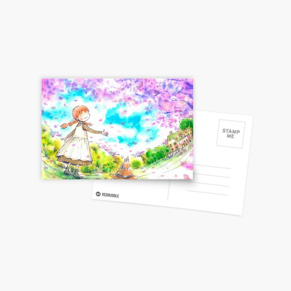 Anne, Spring at Green Gables Postcard