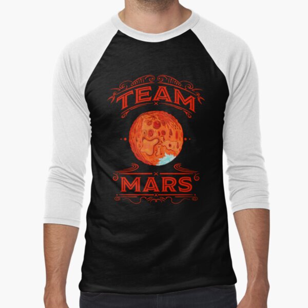 Team Mars Baseball ¾ Sleeve T-Shirt