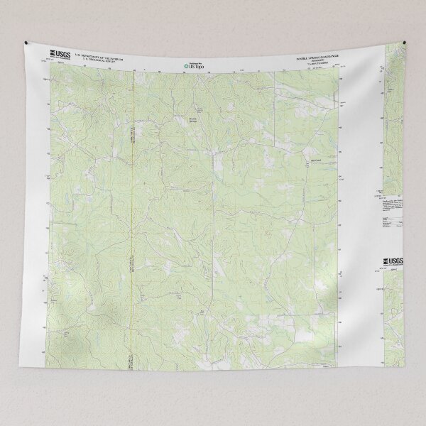 Item preview, USGS TOPO Map Mississippi MS Double Springs 20120424 TM designed and sold by WetdryvacRBO2.