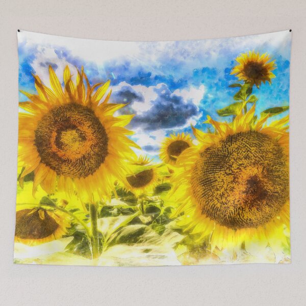 Item preview, Summers Day Sunflowers Art designed and sold by bejacs.