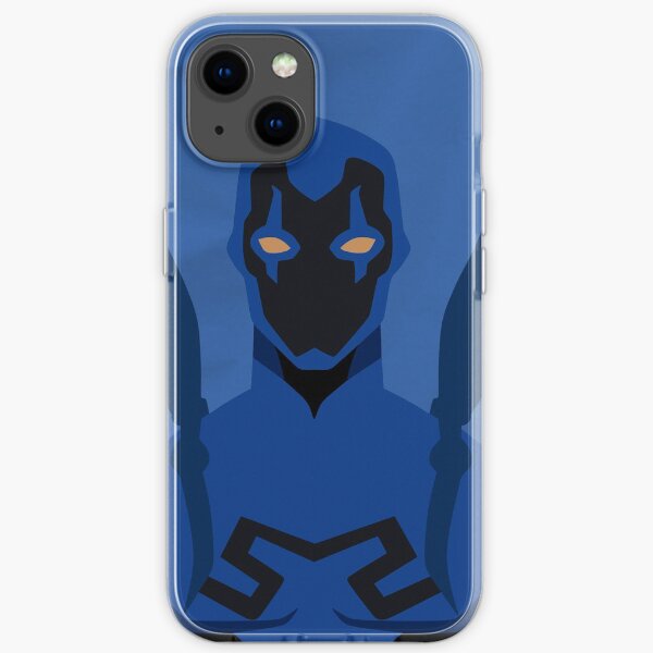 Young Justice: Minimalist Blue Beetle Poster iPhone Soft Case