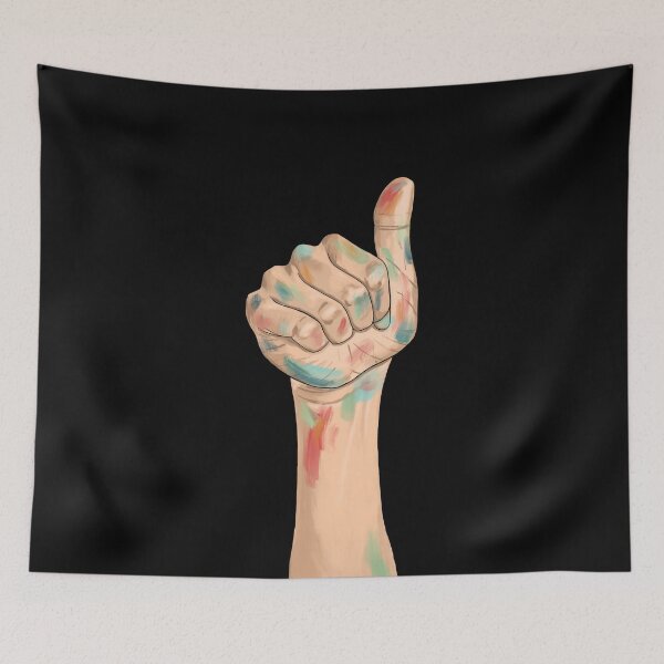 Item preview, Artist's Thumbs Up designed and sold by DippyHippie.