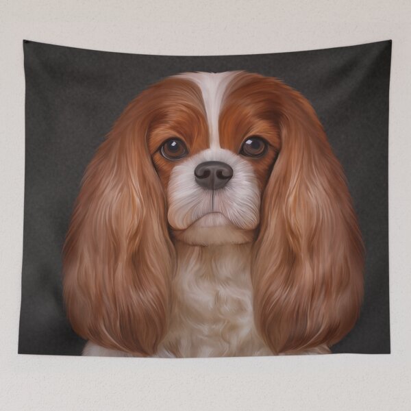Item preview, Drawing Dog Cavalier King Charles Spaniel  designed and sold by bonidog.
