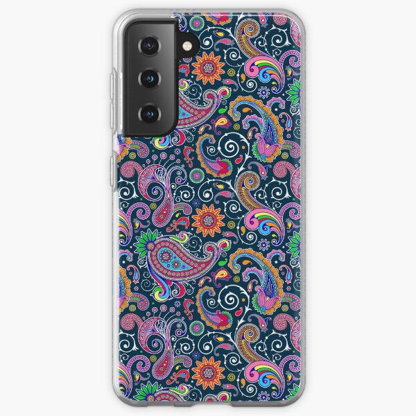 Retro Paisley Pattern Samsung Galaxy Soft Case