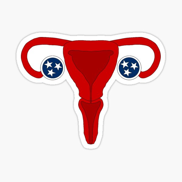 Tri-Star Uterus Sticker