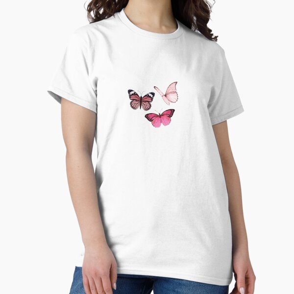 Item preview, Pink Butterfly stickers *aesthetic* designed and sold by EmmaGSheehan.