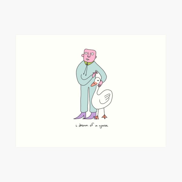 i dream of a goose Art Print