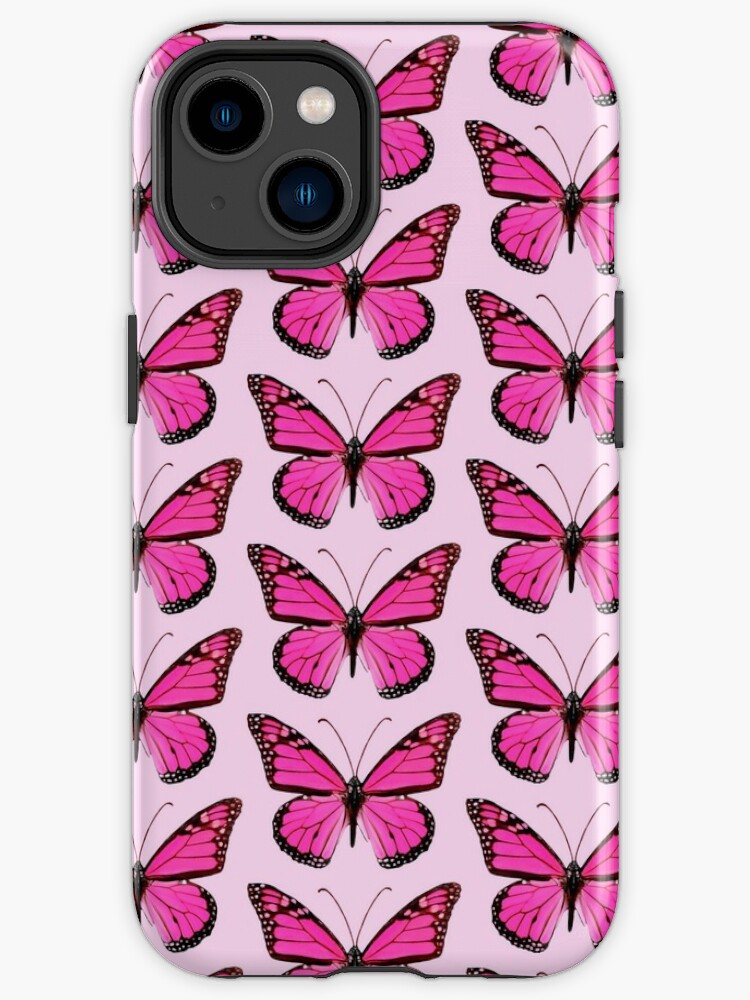 Funda iPhone SE 2022 Mariposas Rosa 