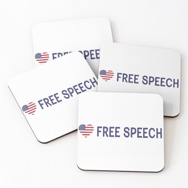 Item preview, Heart Free Speech - American Blue designed and sold by AmericanArt.