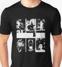 Camiseta ajustada Genesis Band El cordero se acuesta en Broadway - White Stencil