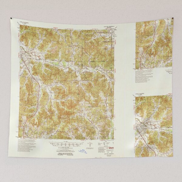 Item preview, USGS TOPO Map Mississippi MS Duck Hill 336885 1954 62500 designed and sold by WetdryvacRBO2.
