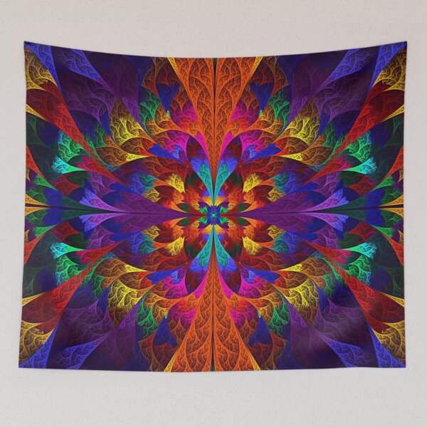 Item preview, Trippy Psychedelic Mandala Energy Art - Design 3 (ORANGE) designed and sold by AUX Entertainment.