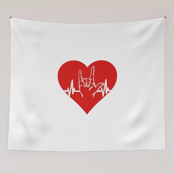Item preview, ASL I Love You Heartbeat designed and sold by 4Craig.
