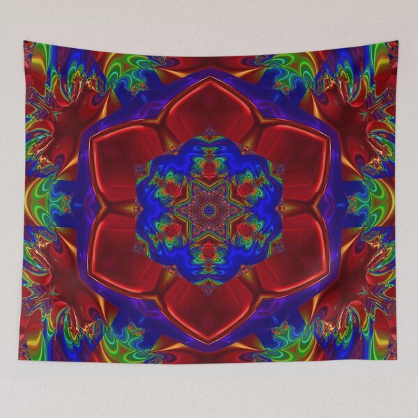 Item preview, Trippy Psychedelic Mandala Energy Art - Design 5 (RED) designed and sold by AUX Entertainment.
