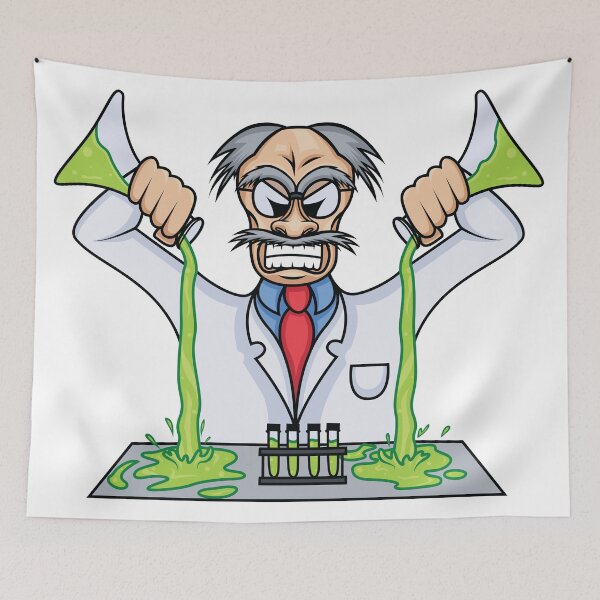 Item preview, Angry Evil Scientist designed and sold by SmittyGFX.