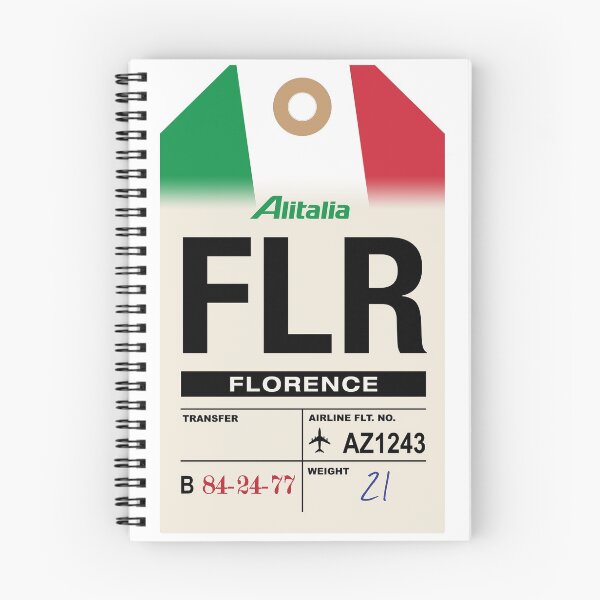 Item preview, Florence (FLR) Italy Airline Luggage Tag designed and sold by travelwitheric.