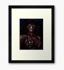 BLOOD DRENCHED Framed Print