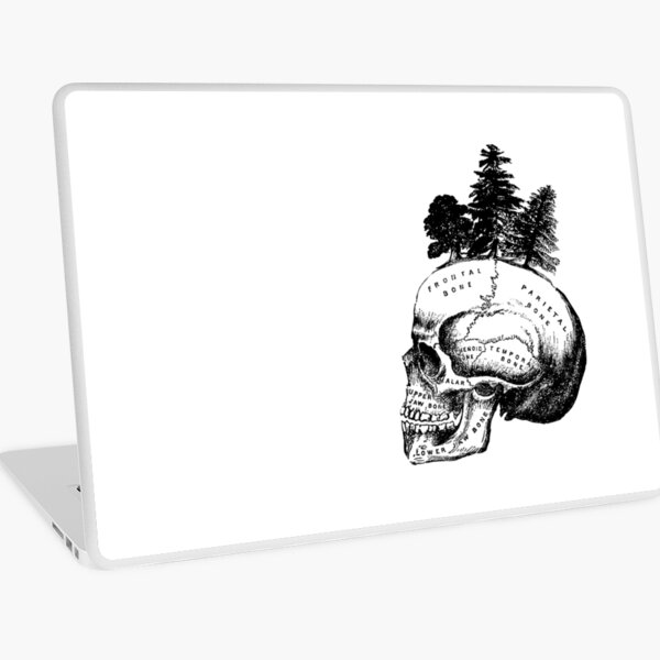 Skull Forest Laptop Skin