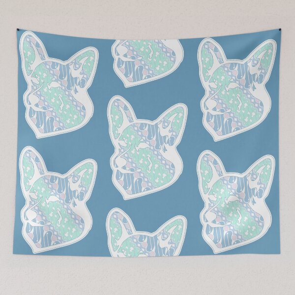 Item preview, Batik Corgi Head designed and sold by MaplewoodMerch.
