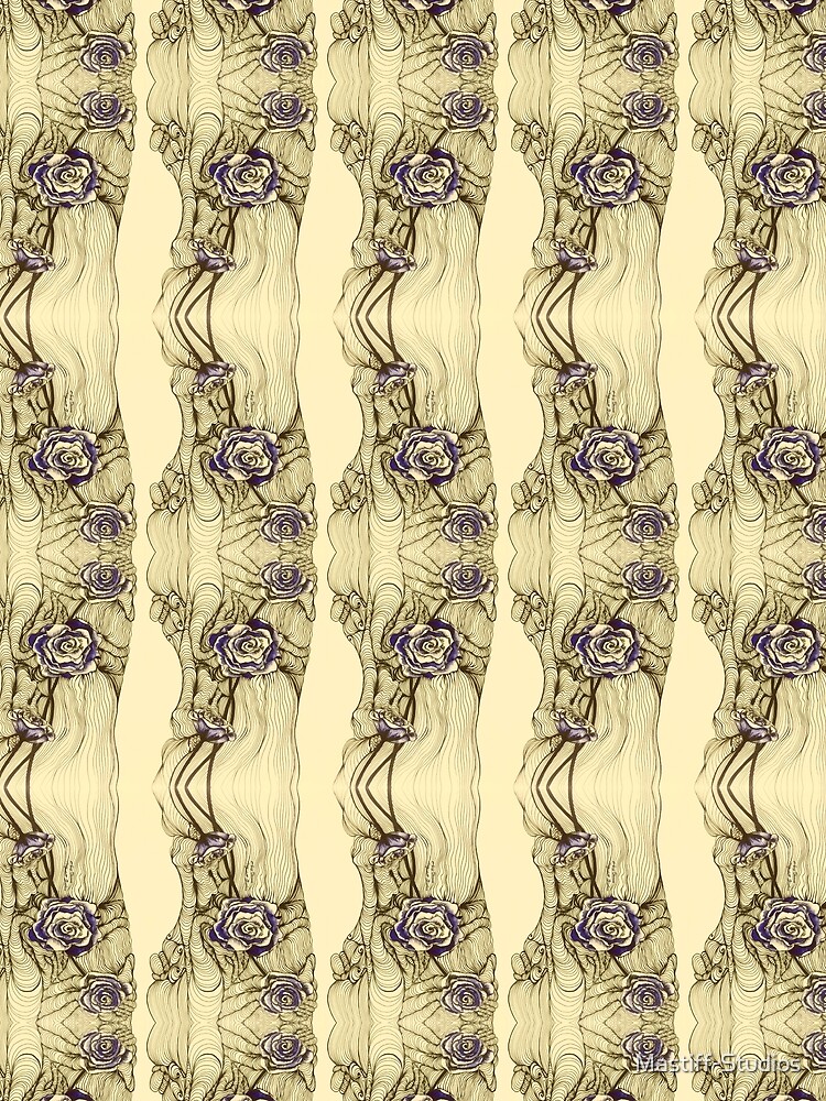 Violet Roses and Op Art by Mastiff-Studios