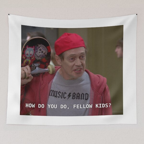 Item preview, "How Do You Do, Fellow Kids?"  designed and sold by Meme Economy.