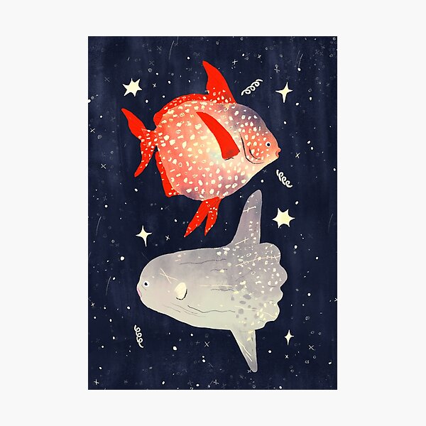 Sun and Moon Photographic Print