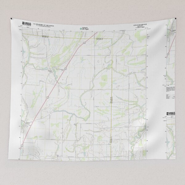 Artikelvorschau, USGS TOPO Karte Mississippi MS Duncan 20120417 TM entworfen und verkauft von WetdryvacRBO2.