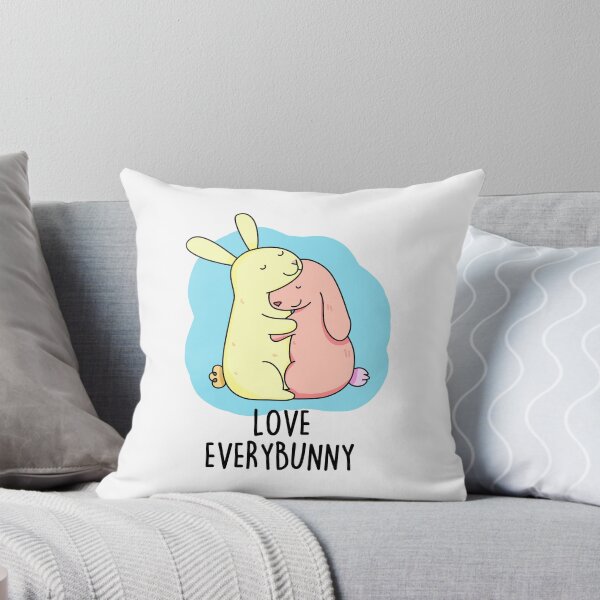 Item preview, Love Every Bunny Funny Rabbit Puns  designed and sold by punnybone.