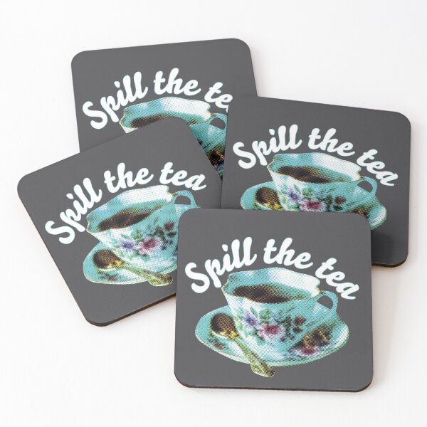 Item preview, SPILL THE TEA | Teacup and quote designed and sold by Good-Politics.