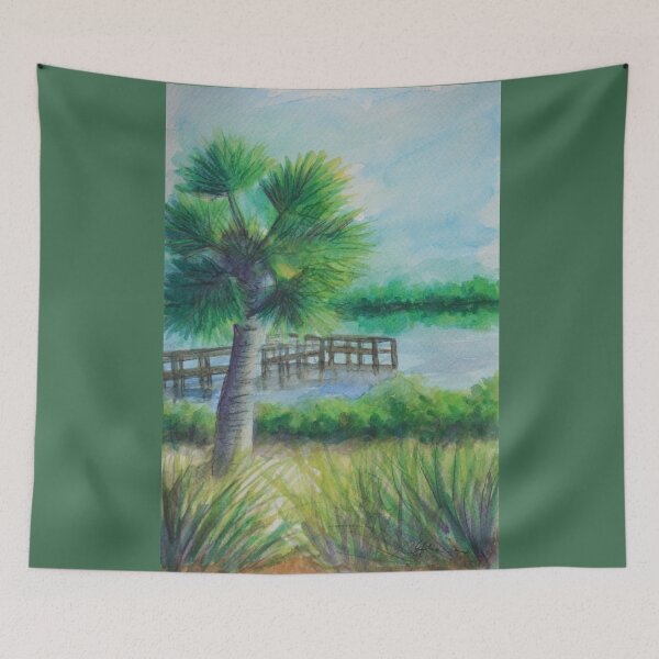 Item preview, Dusk on the River MM160216h designed and sold by CSteenArt.