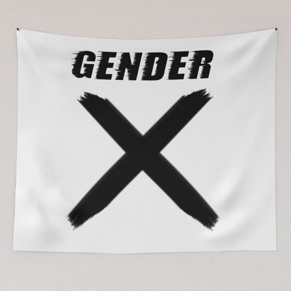 Item preview,   GENDER X - NON BINARY GENDER T-SHIRT DESIGN - black text designed and sold by Iskybibblle.