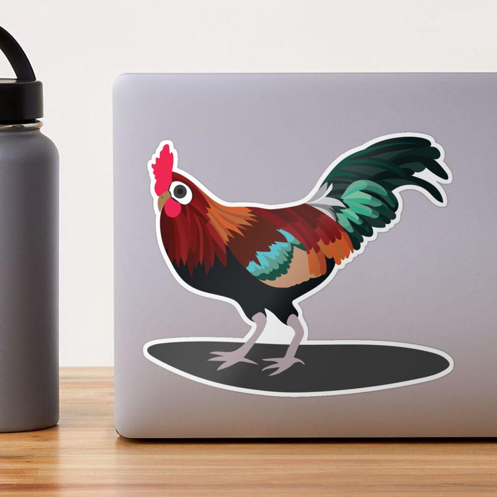Rooster Tails by JezliP - NFTeeGals Sticker for Sale by Jezlip NFTeeGals